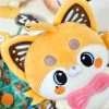 The original fantasy creature from Cat Ball's Fantasy Island - Timo, a cute plush butterfly kitten with small feet pendant, approximately 14cm animal-shaped cotton plush doll ML14-04 details Picture